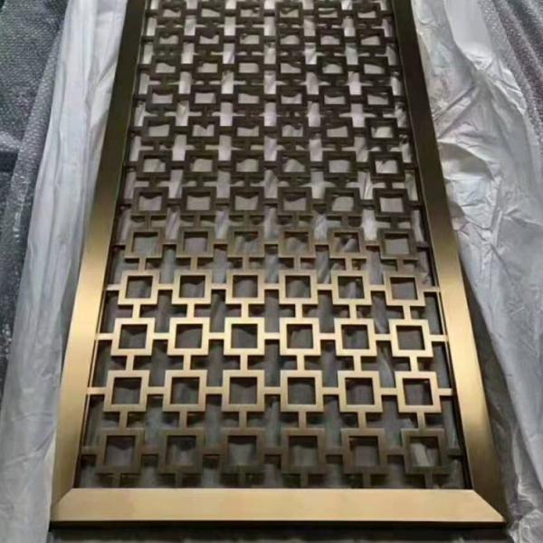 Лазер режа алюминиевым декоративным внутренним вытравленные металлом панели стены