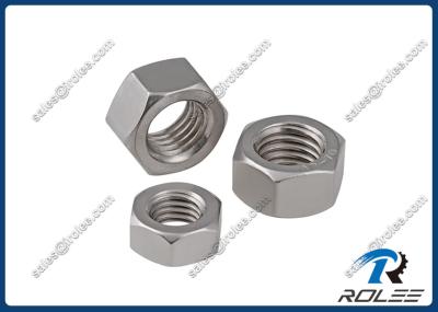 304/316/A2-70/A4-80 Stainless Steel Left-hand DIN934 Metric Hex Nut