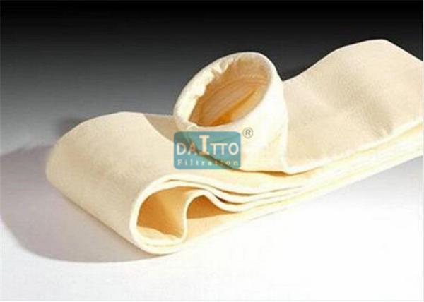 Fiberglass Mix PPS Industrial Filter Bags Carefully Fabricated Ensuring Dust Tight Seal
