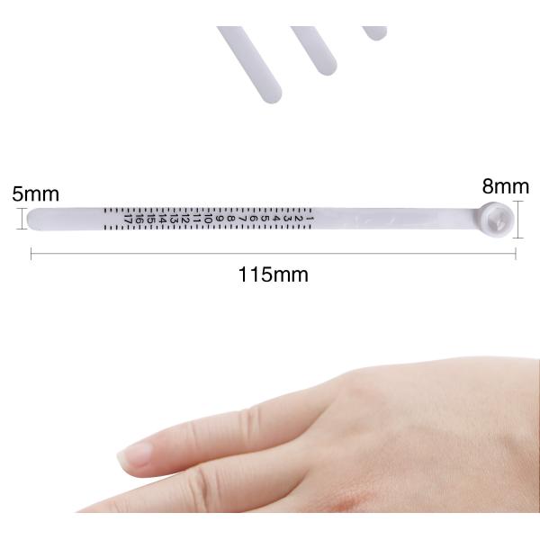 10g Jewelry Accessories Tools Plastic Ring Size Mandrel Stick