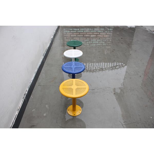 Уличная мебель Гавин Парк Стальный круглый стол с скамейками Ржавостойкие наружные металлические круглые столы