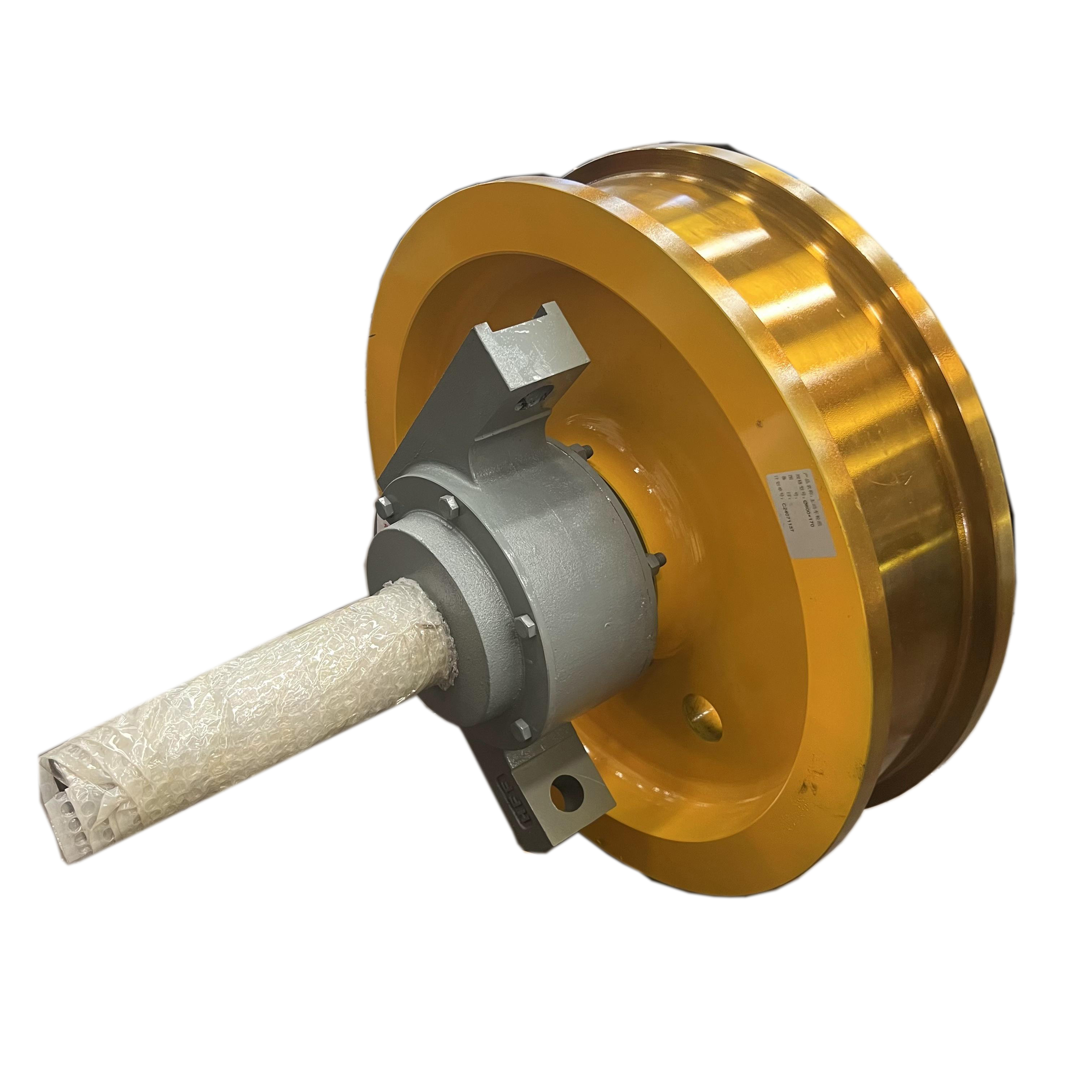 1000 mm High-Strength Forged Steel Crane Wheel Set with Custom Bore & Tread for Overhead Cranes