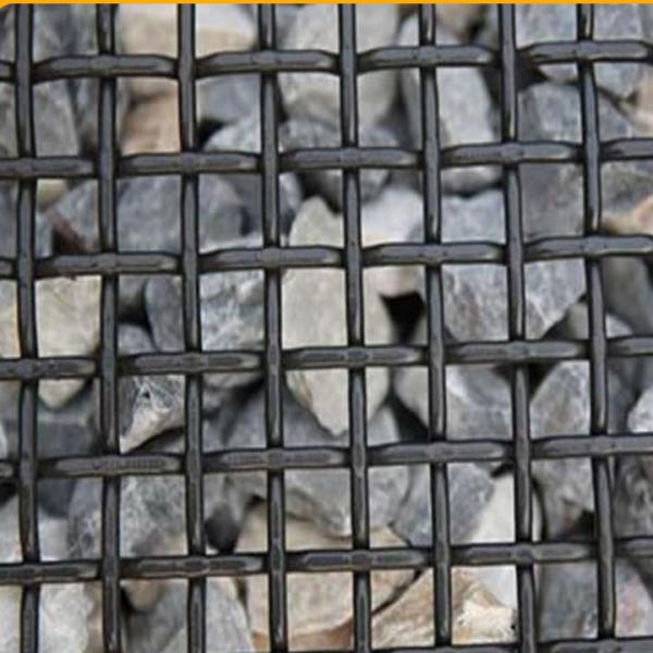 Manganese Crimped Crusher Vibrating Wire Screen Mesh For Stone Quarry