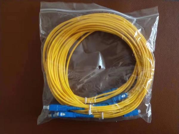 Cat6a Cat5e Single Mode SC UPC Fiber Optic Patch Cord