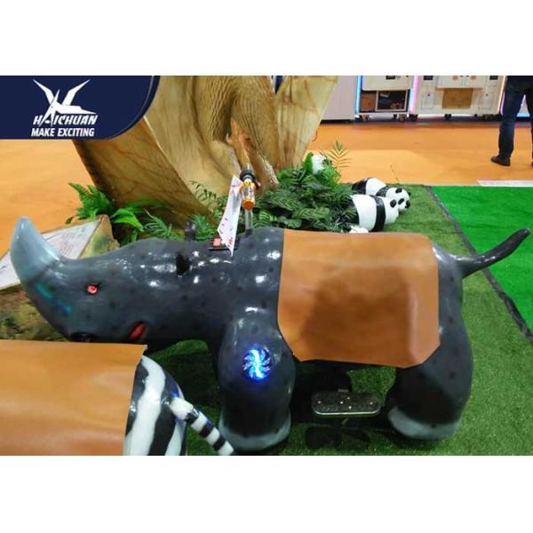 Adult Colorful Motorized Animal Scooters For Movie Center 1 Year Warranty