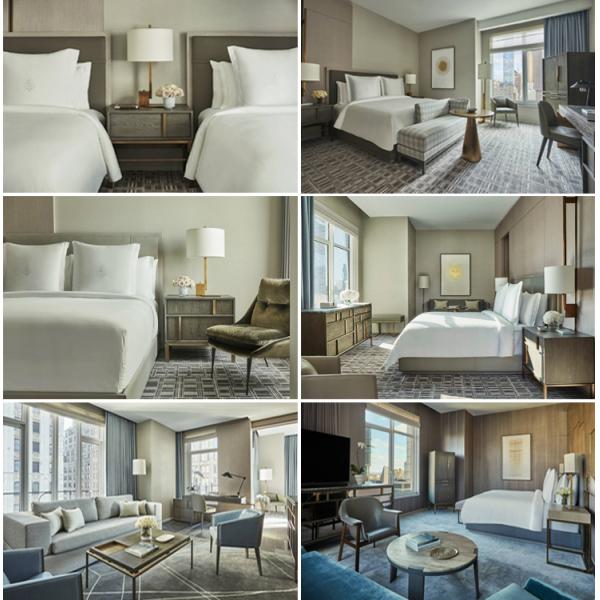 Customized Modern Design 5 Star Hotel Wooden Bedroom Furniture Set