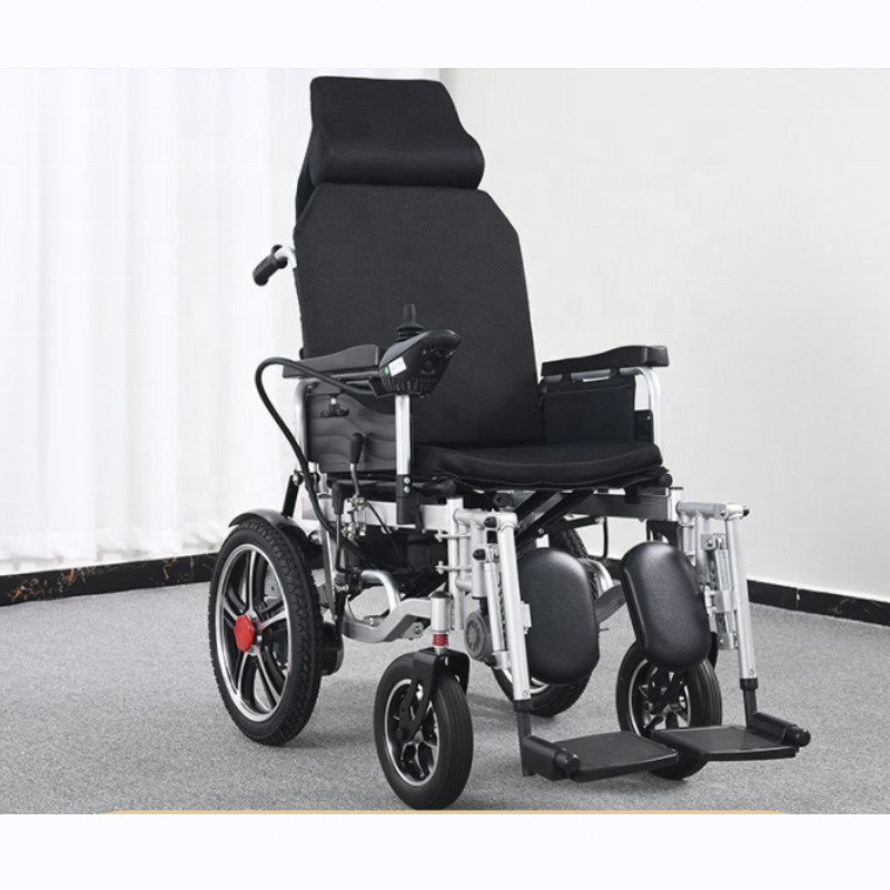 Disabled Electric Chair Remote Control Lightweight Cheap Price Foldable Electric Wheelchair For 140kg Disabled
