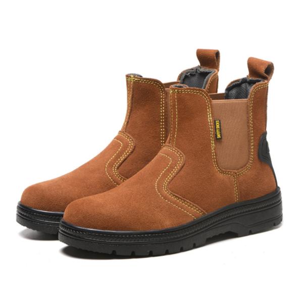 Ломать ботинка безопасности крышки пальца ноги сварщиков электрической сварки кожаный стальной анти- износоустойчивый делает водостойким