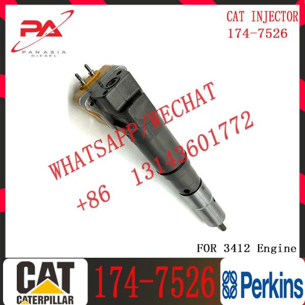 Diesel Engine Fuel Injector Excavator Accessories Diesel Motor Parts 1747526 174-7526 for C-A-Terpillar C-A-T 3412E 651E 657