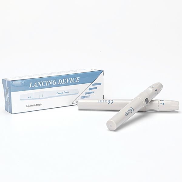Disposable Medical Diagnostic Tool Adjustable Automatic Sterile Blood Lancet Pen