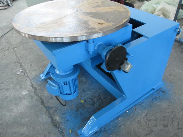 China High Quality Welding Positioner Have Variable Revolving Speed Adjusted by Danfoss VFD with Round Working Table