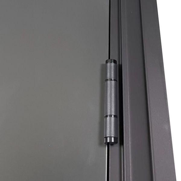 Cold Rolled Steel Pivot Entry Door Anti Theft Door 70mm Leaf For Home Front Entry Gates