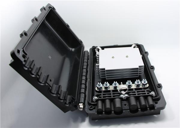 H002 Inline Type 6 Port Fiber Optic Closure , 8mm~20mm Cable Fiber Joint Enclosure