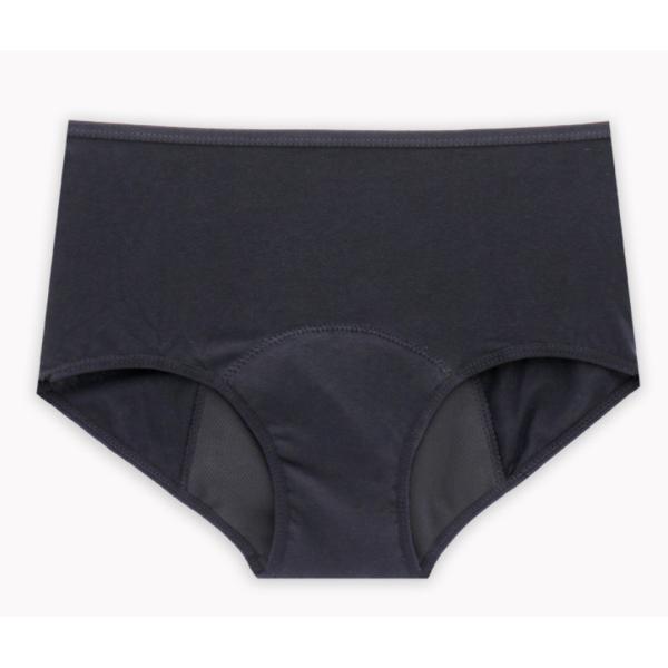 Высокий хлопок трусов нижнего белья периода подъема 4 слоя протекает трусы доказательства менструальные