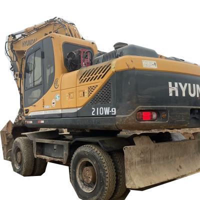 Used Hyundai 210W-9 Wheel Excavator Multifunctional Original Version