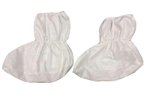 PE Non Woven Disposable Long Shoe Cover Cover Virus Isolation Waterproof
