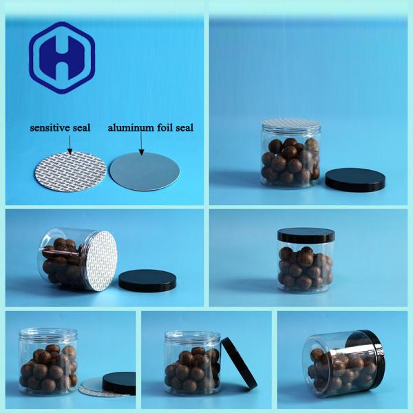 Wide Mouth 309# 740ml Canned Food PET Plastic Cans With Aluminum Eoe Screw Cap