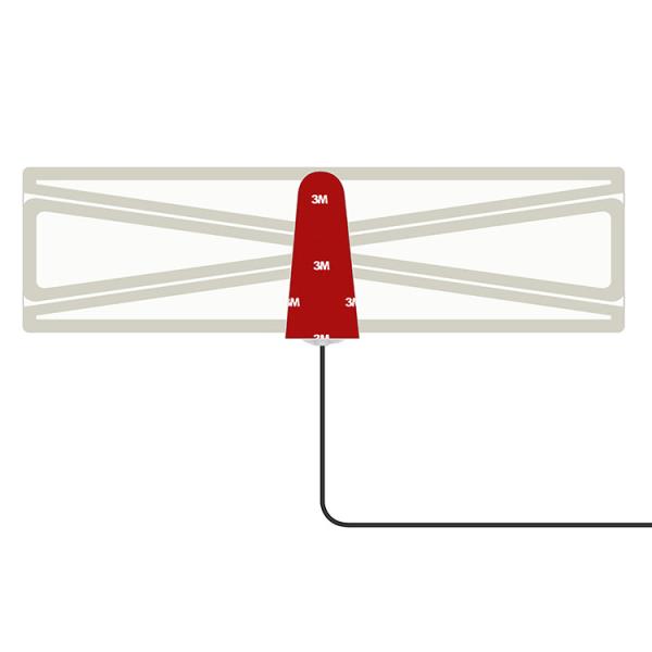 8 Colors Paper Thin 5-6dBi Digital HDTV Antenna 75Ohm LED TV Aerial