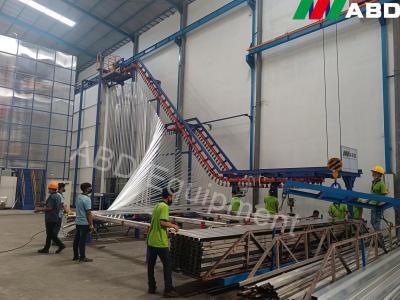 forno eletrostático de aço do revestimento do pó do revestimento da superfície da porta/cerca/tubulação para a cura do pó