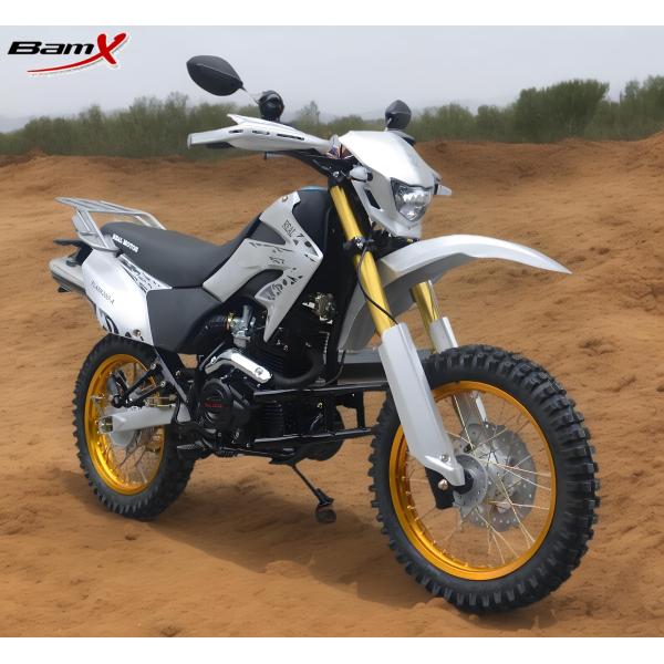 Одиночный велосипед грязи хода сплава 4 шумоглушителя труб мотоцикла 2 спорта цилиндра 200cc двойной