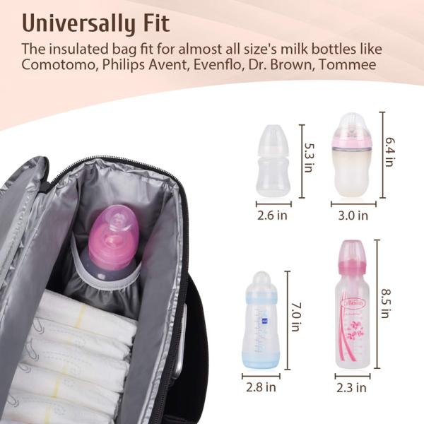 3 Ways Use Baby Stroller Organizer Bag Handbag 38*28*10cm
