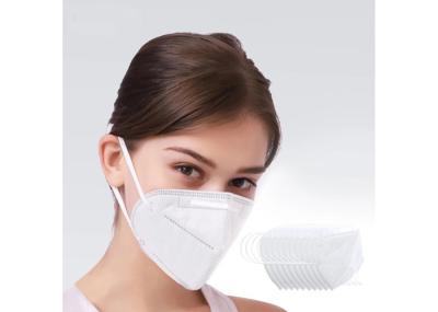 Anti Dust Fluid Resistant Face Mask , N95 Mouth Mask For Environmental Sanitation