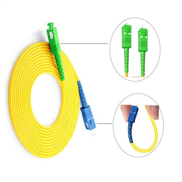 2km Corning 16 Plástico 1mm 8 Core Fibra Óptica Cable para Máquina de Reciclagem Top-Notch