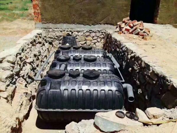 1000L/H Tanque séptico de esgotos domésticos rurais para a utilização de lodo do solo e biogás