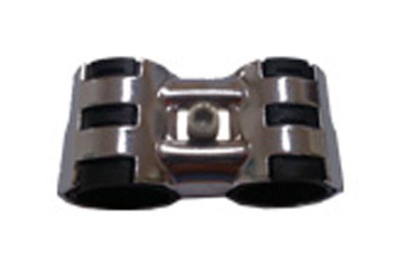 Flexible Metal Chrome Pipe Connectors , 2.5 Mm Thickness SPCC Steel
