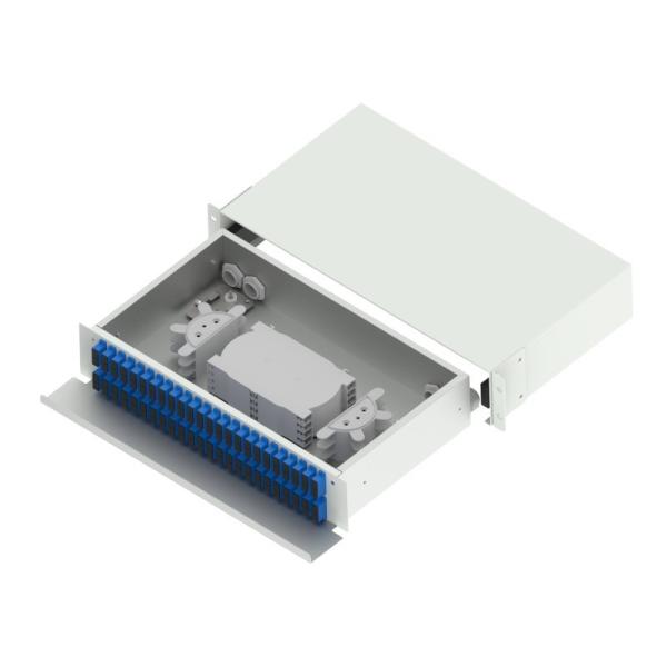 Cold Rolled Steel SC FC ST LC Connector Type 19 Inch Fiber Optical Distribution Frame for FTTX