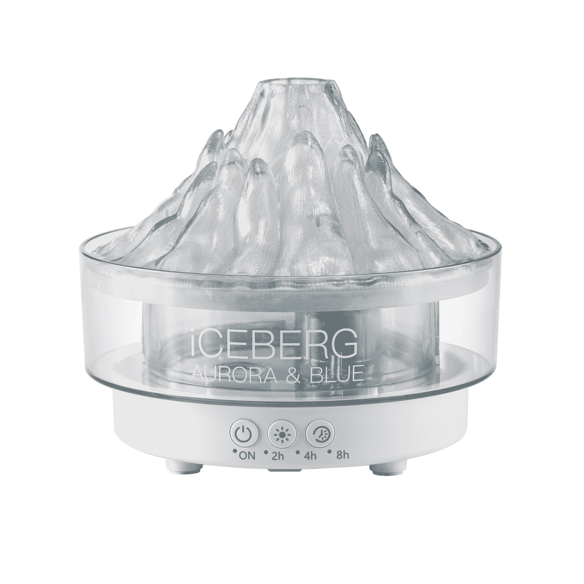 RGB Light Jellyfish Spray 260ml Tank Ultrasonic Volcanic Ceberg Crack Humidifier Volcano Aroma Diffuser With Remote Control