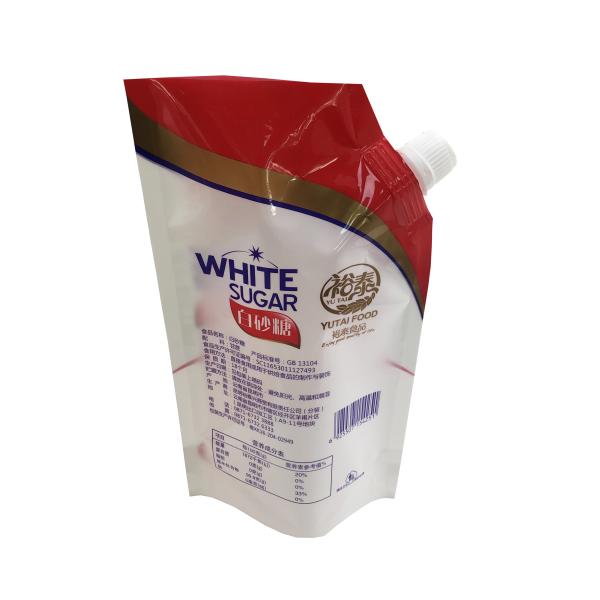 Manufacturer Gravure Printing Portable Nozzle Juice Pouch Standing Spout bag for Aseptic Suction Nozzle Beverage Packaging Bags