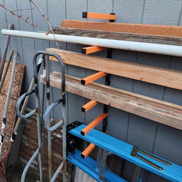 6-уровневая стойка для хранения древесины с порошковым покрытием для экономии места и организованного хранения древесины