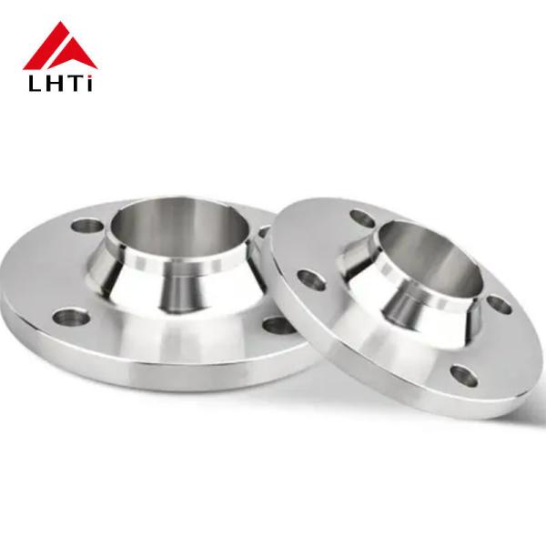 ASME B16.5 Class 300 Grade 1 And Grade 2 Titanium Raised Face Weld Neck Flanges / WNRF For Water Supply Systems