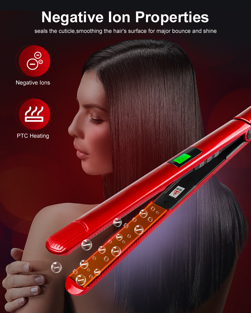 PTC 2 в 1 раскручивателе и Curler волос, плоском утюге 100-240V и завивая утюге