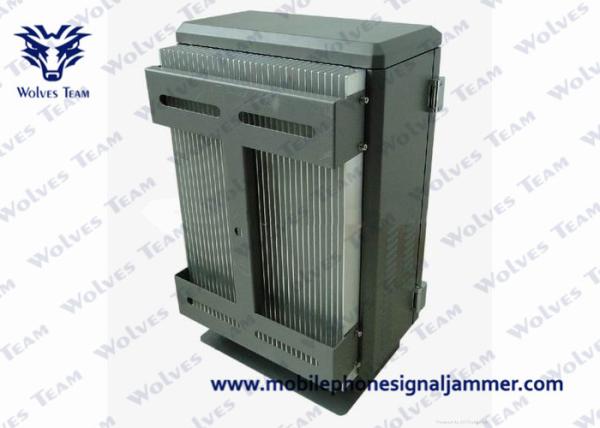 Waterproof 80W Mobile Phone Signal Blocker , Prison Cell Phone Jamming System