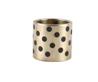 Solid Lubricant Embedded MPBZ10-12 Oil Free Bushing Brass Alloy