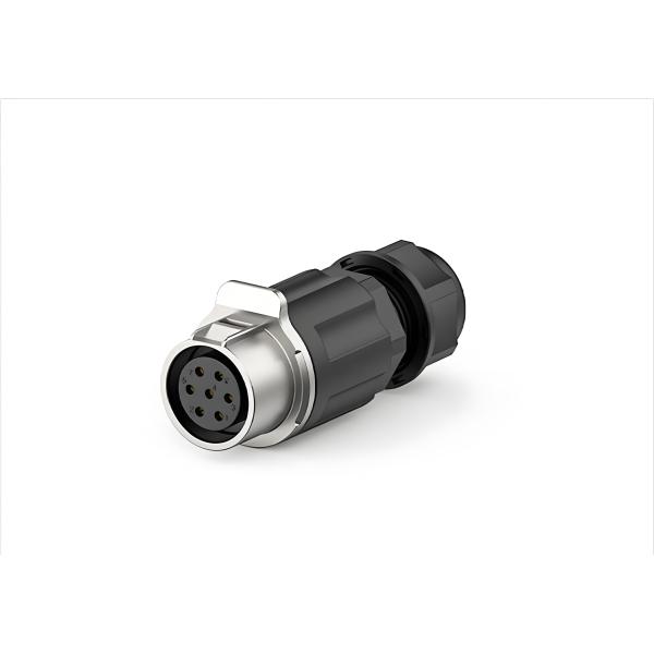 LP20-7P Waterproof Connector 7 Pin 10A IP67 with Strain Relief