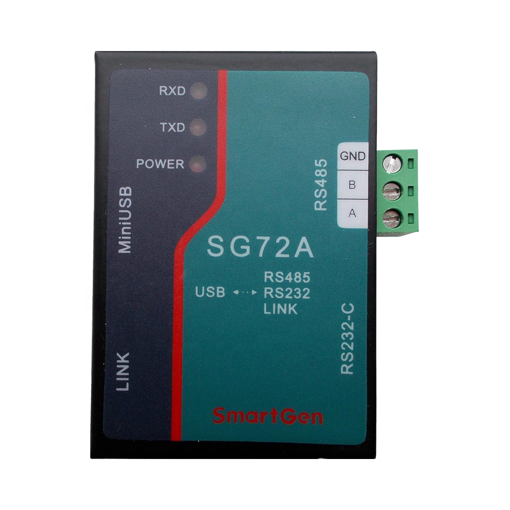 SMARTGEN SG72A 5A ABS Diesel PC Adapter USB to RS232/RS485 Generator Parts & Accessories