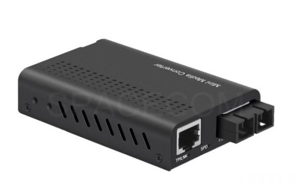 Mini Fast Ethernet Media Converter 10/100Base T RJ45 Port