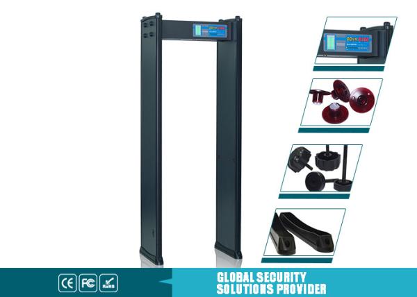 Double infrared switch walkthrough metal detectors for factory safety inspection