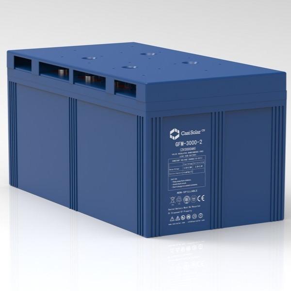 2 Volt 3000ah Deep Cycle Gel Battery Ups Standby Power System Use
