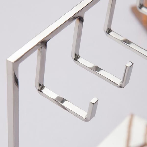 Стеллаж для выставки товаров ожерелья держателя ювелирных изделий стойки шкафа браслета нержавеющей стали