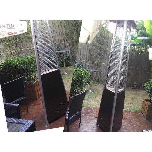 Stainless Steel Garden Triangle Patio Heater With Safety Mesh \Waterproof