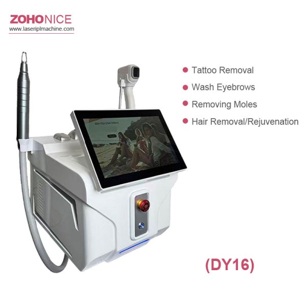 Pico Laser Nd Yag Carbon Peeling Tattoo Removal 808nm Diode Laser Hair Removal Machine