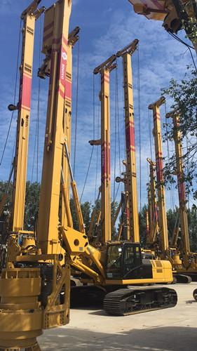 Equipamento profundo da fundação 58m Mait Hydraulic Bored Pile Drilling montado na estrutura de Caterpiller