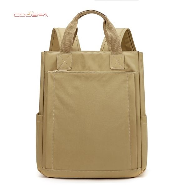 Nylon Fabric Waterproof Backpack for Women Large Capacity 16-inch Laptop Backpack with Customizable Logo Travel & School Bag