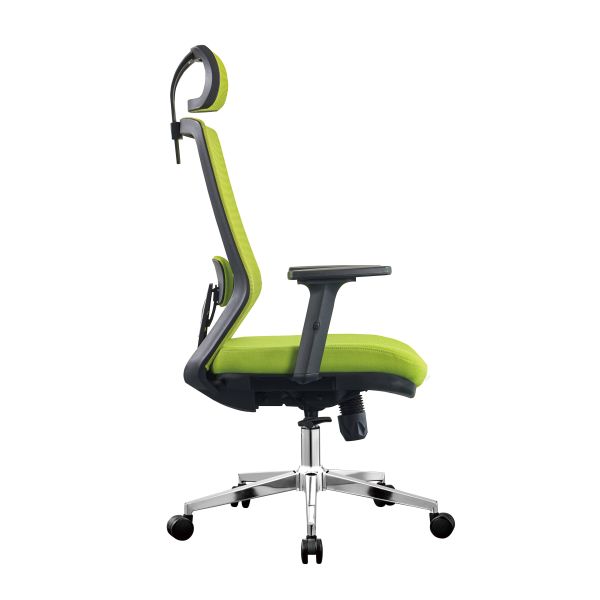 Swivel Mesh Ergonomic Office Task Chair Headrest Adjustable With Lumbar Support