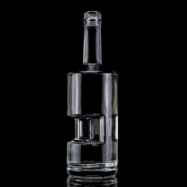 Collar Material Glass Vodka Bottle 500ml700ml for Liquor Manufacturing Industry