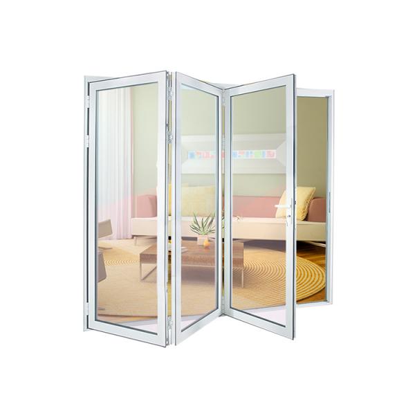 Louver 1.5mm Grill Aluminium Bifold Doors For Wall